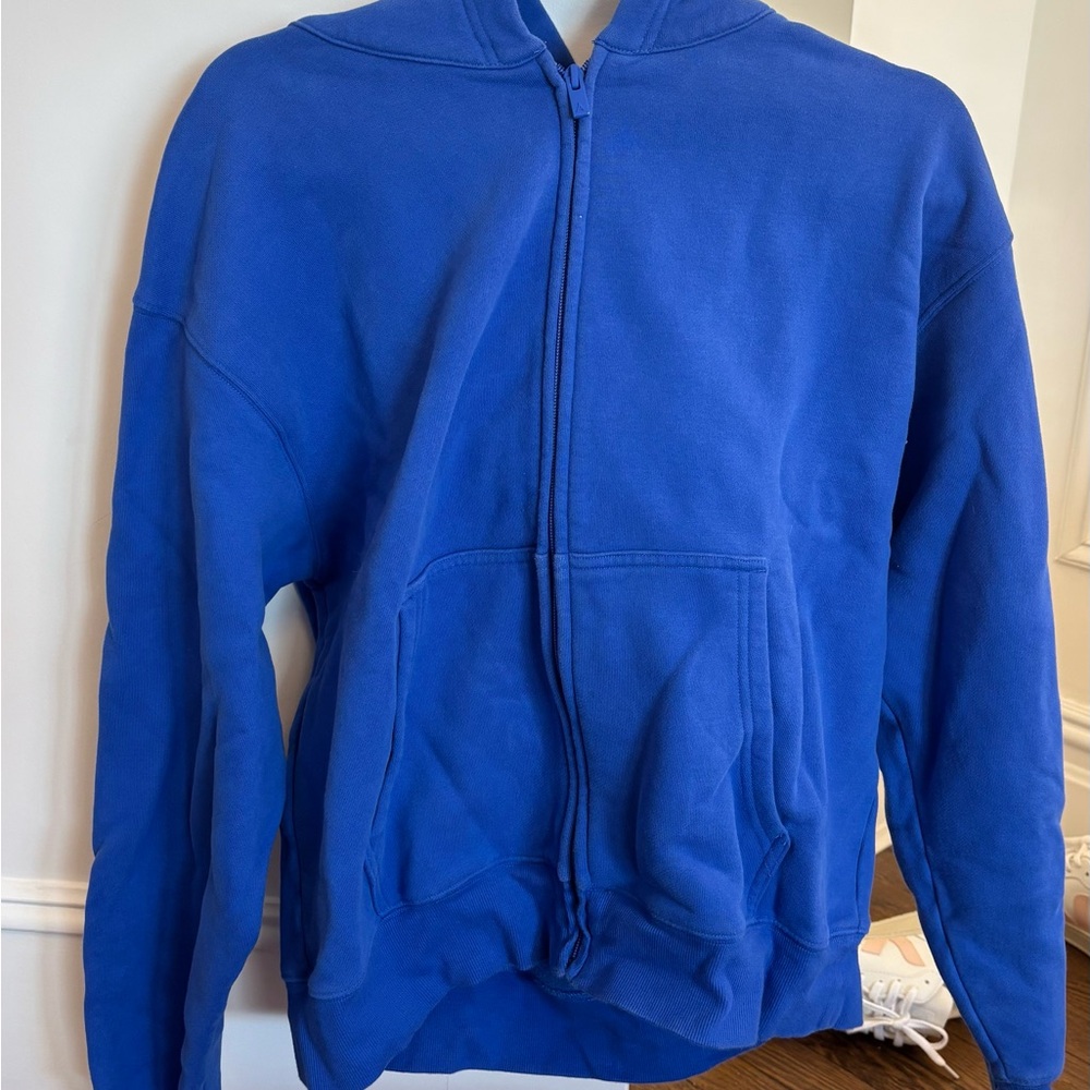 Aritzia Perfect Fit Sweatfleece Coxy Fleece - Ablaze Blue